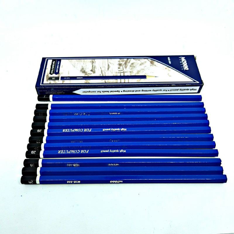 [ERA] Pensil 12pcs Pensil 2B For Computer High Quality M2000