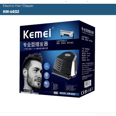 Kemei 6032 Cukuran KM6032 Clipper BOLD Botak DIY mesin cukur rambut portabel rambut janggut