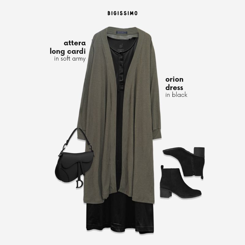 BIGISSIMO ATTERA LONG CARDI BIGSIZE-2