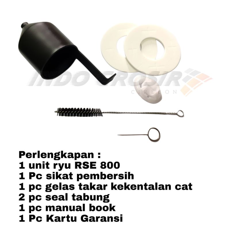 RYU Spray Gun Electric Ryu RSE 800 Semprotan Cat tembok 800ml Listrik Mesin Cet Semprot Elektrik Alat Semprot Cat