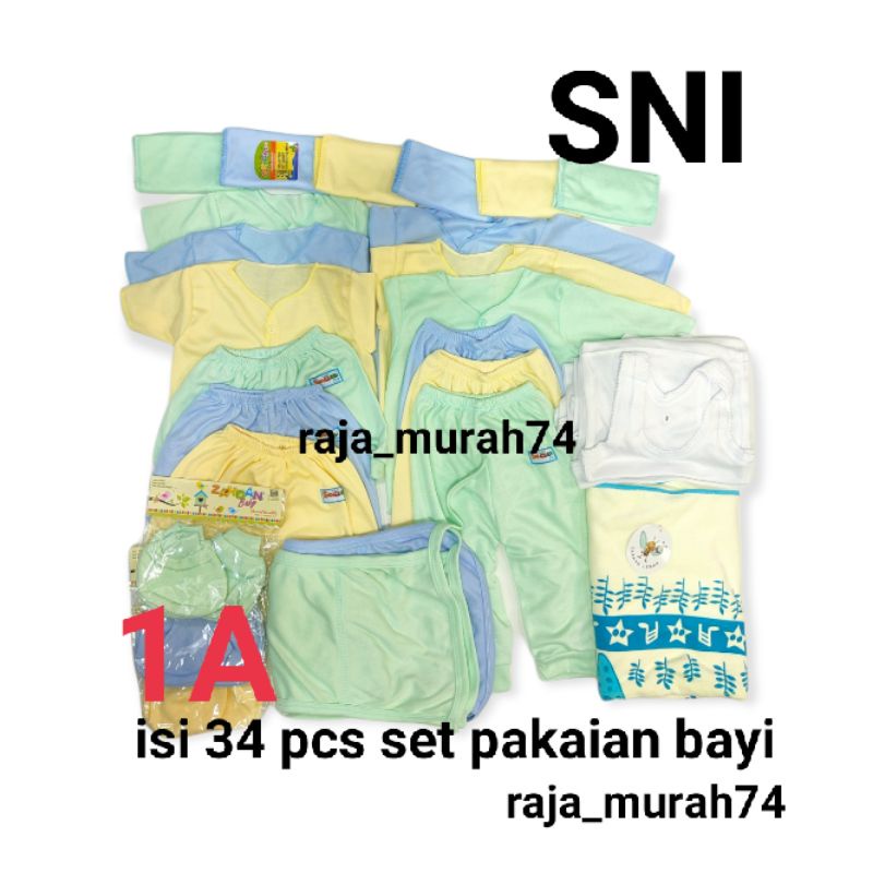 set pakaian bayi SNI
