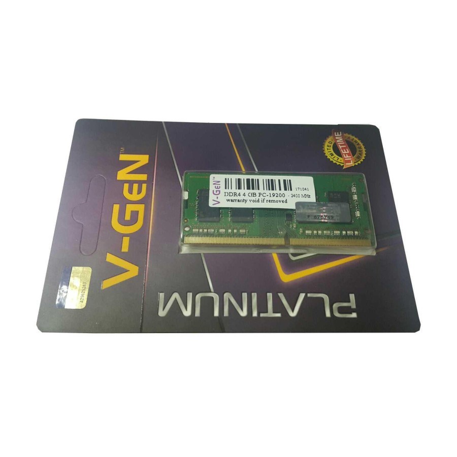 Ram DDR4 4GB PC19200 2400Mhz V-GeN Sodimm Platinum VGen Memori Laptop