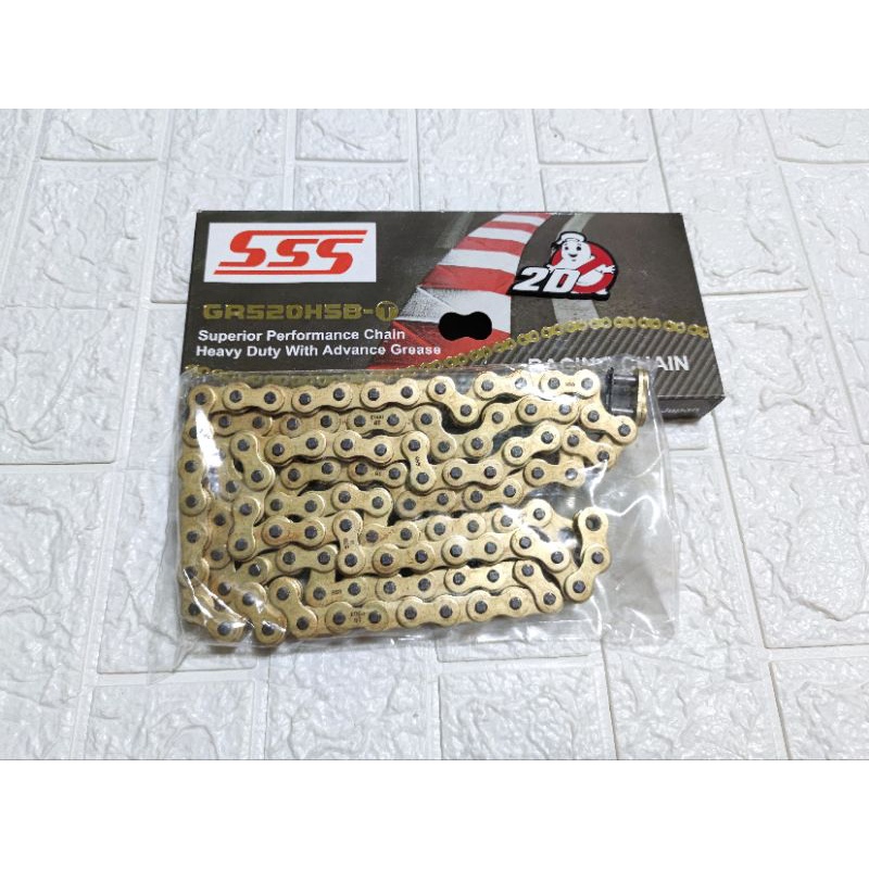 rantai sss 520 - 110L gold hsbt ninja cbr 250 old tiger ninja rr
