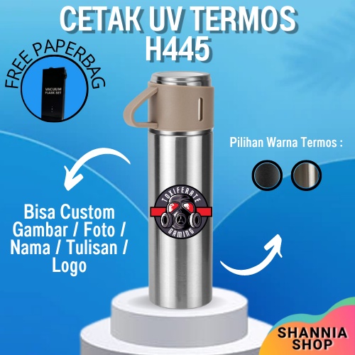 CUSTOM [ NAMA / LOGO ] K626 Termos Sultan Vacuum Flask Premium / LASER GRAFIR / UV PRINT / PROMOSI SOUVENIR HAMPERS