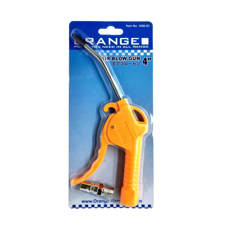 ORANGE AIR BLOW gun duster Plastik Semprot Kepala Angin Kompresor