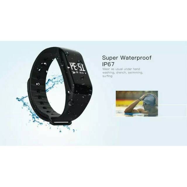 jam tangan smartwatch gear fit F1- jam jogging - smartwatch fit F1