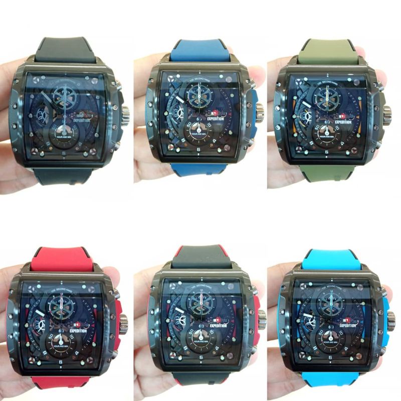 Original Expedition jam tangan pria E6811/ E 6811