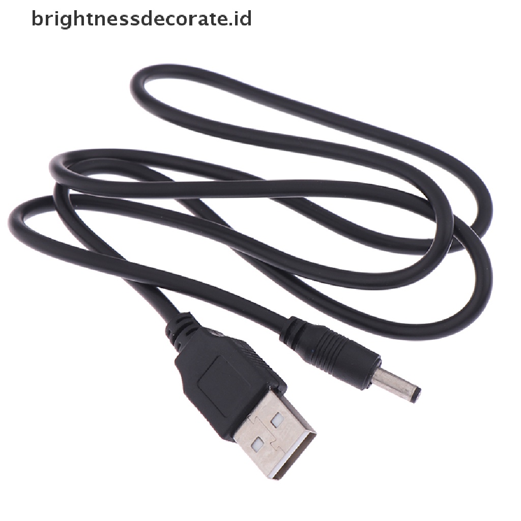 1pc Kabel Power Konektor Usb Ke Dc 3.5mm Male To 2a Jack