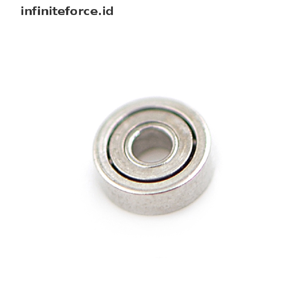 (Infiniteforce.Id) 10pcs Bola Bearing Metal Mini 681zz Ukuran 1x3 X 1mm