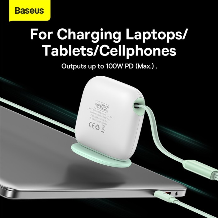 Baseus 3IN1 100W Kabel Data Retractable Fast Charging Micro Iphone C