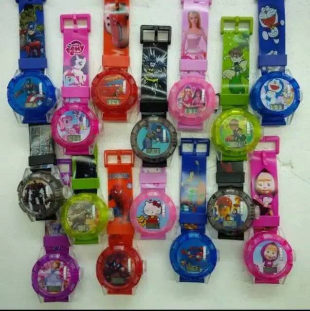 Jam Tangan Anak Fashion Laser Melodi Character Cowo