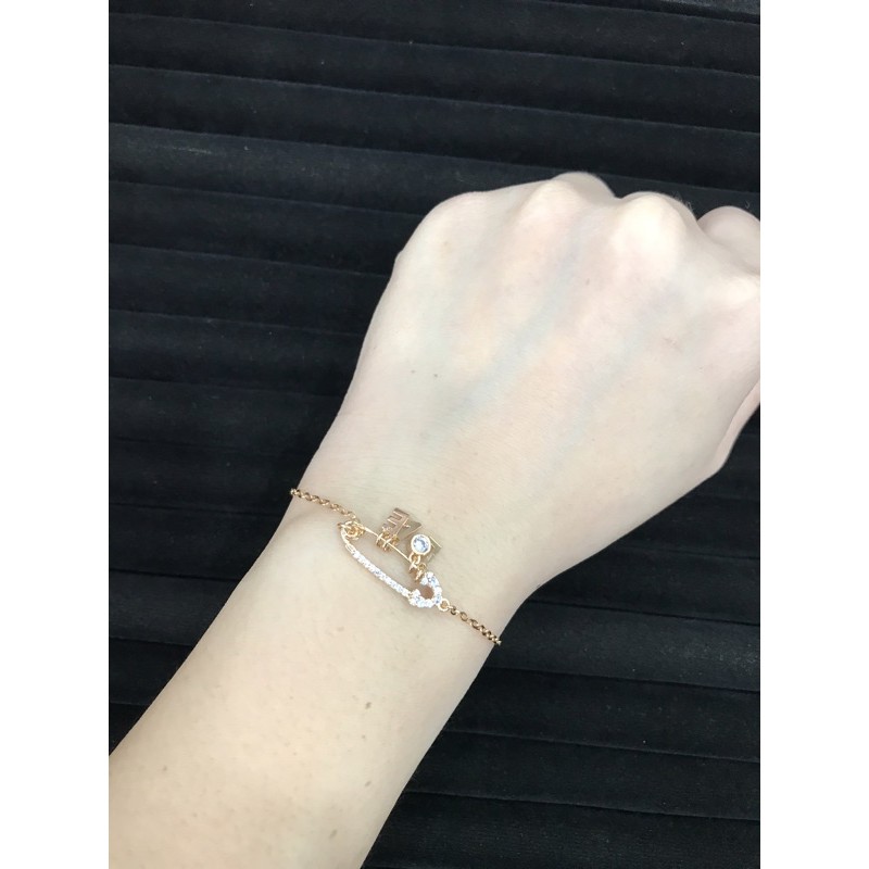Gelang fashion peniti emas asli kadar 375