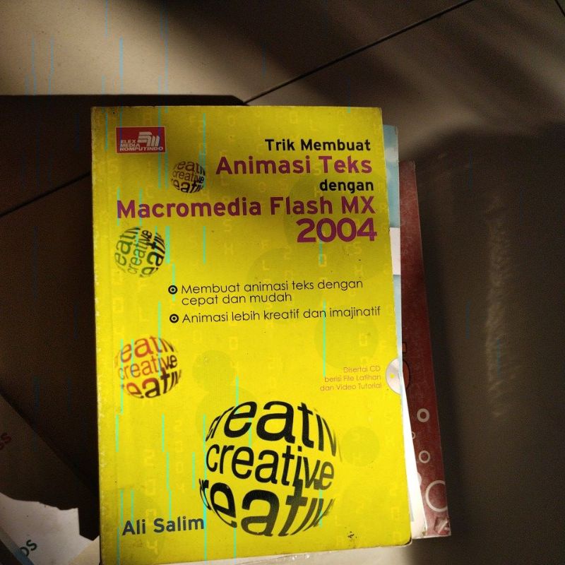 buku trik membuat animasi teks dengan macromedia flash MX 2004