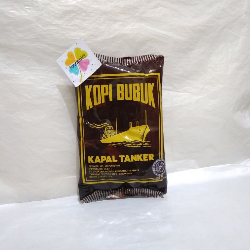 

Kopi Bubuk Kapal Tanker 60gr Indo