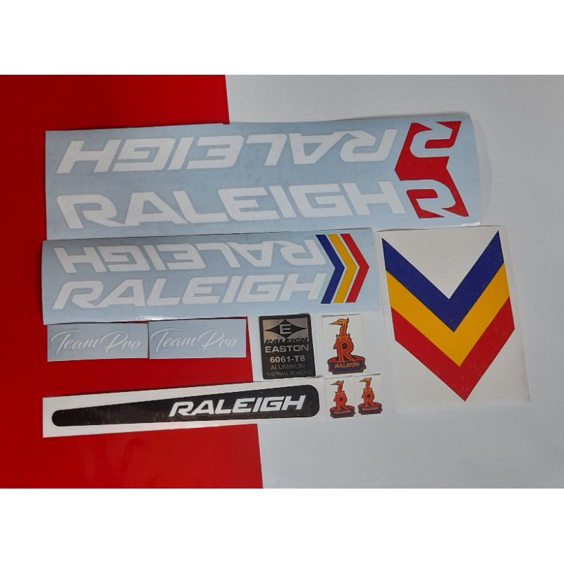 Stiker Sepeda Raleigh team pro
