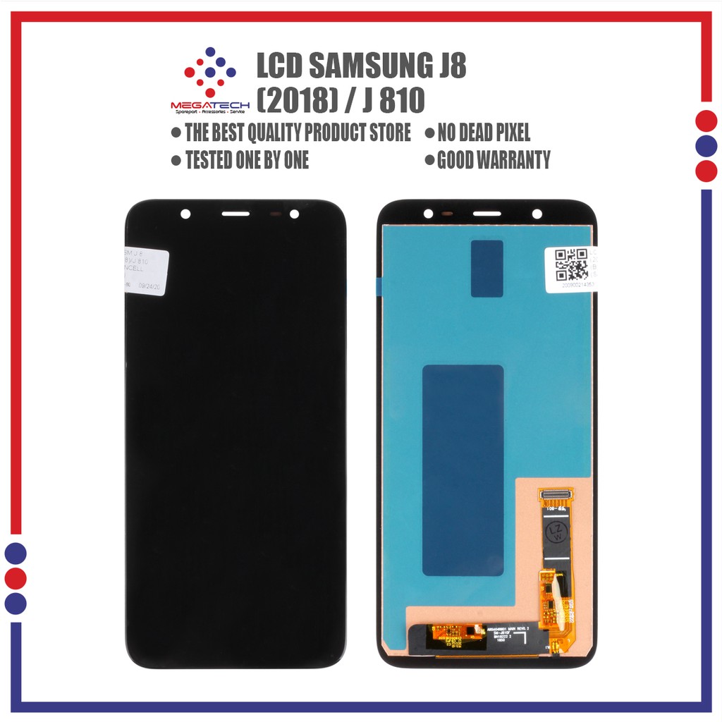 LCD Samsung J8 (2018) / J810 Fullset Touchscreen - Incell