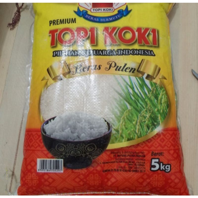 Beras Topi Koki 5 Kg