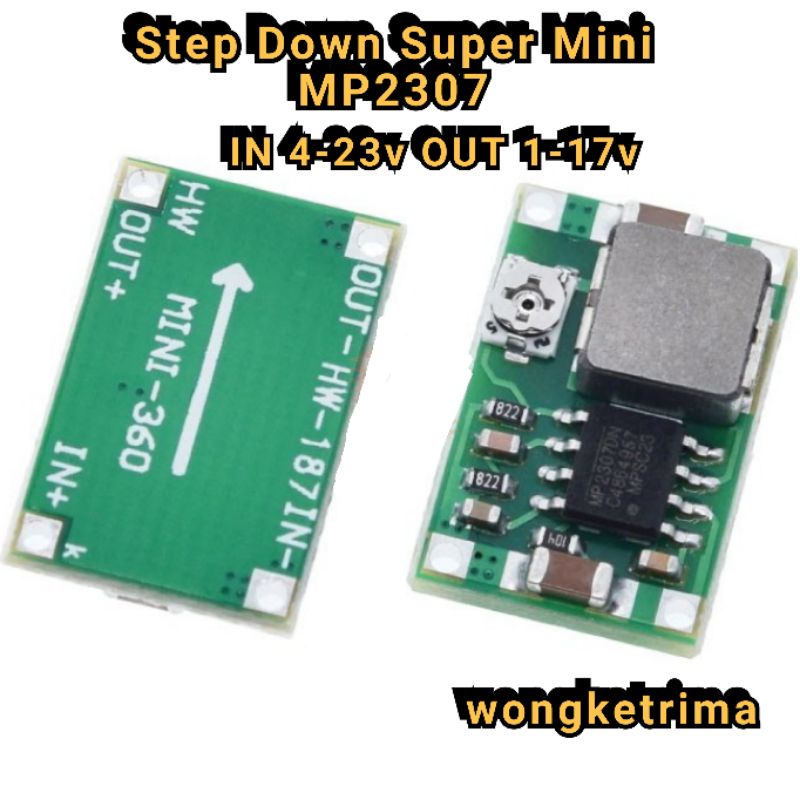 Step Down Super Mini 360 MP2307 DC Buck Regulator LM2596 Kecil