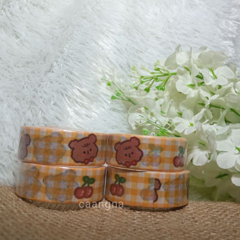 

1 pcs washi tape bear / washi tape kawai / washi tape mini