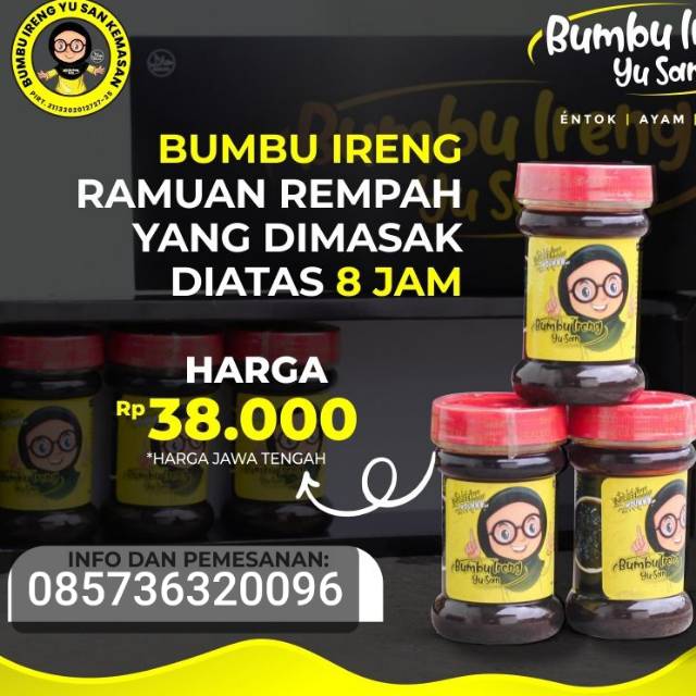 

BUMBU IRENG YU SAN KEMASAN ORIGINAL