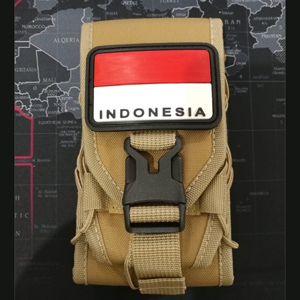 Sarung Hp Tactical Double 5.5-6 Inch - Sarung Hp Army - Dompet Hp