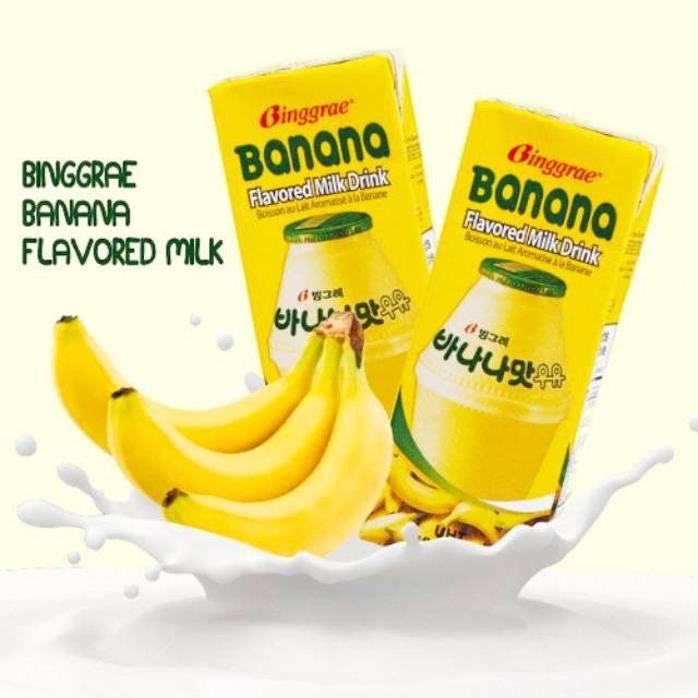 

BINGGRAE BANANA MILK / SUSU PISANG KOREA 200ML