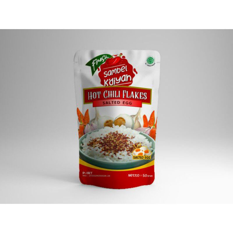 

hot chilli flakes salted egg