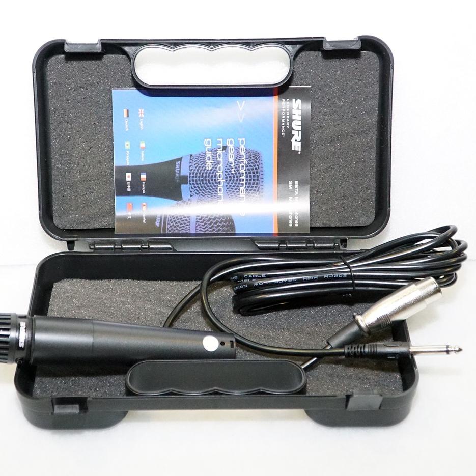 P-15 Mic Kabel SM 57 + KOPER / Professional Microphone Instrumen Cable SHURE SM57 / Mic Vocal SM-57 