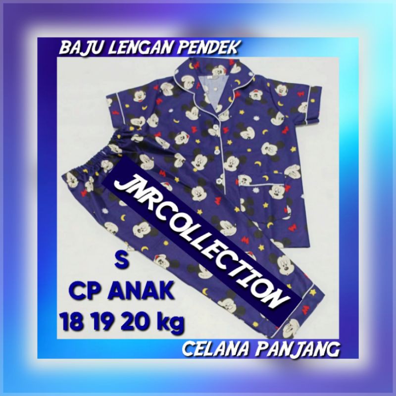 Piyama anak motif 1-10 tahun