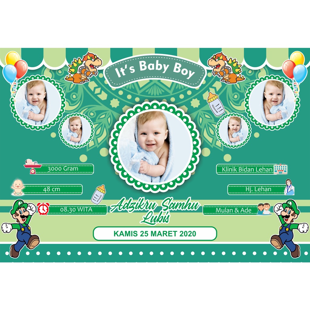CETAK BIODATA BAYI UKURAN BESAR 17R/12Rs (48x32)cm-31