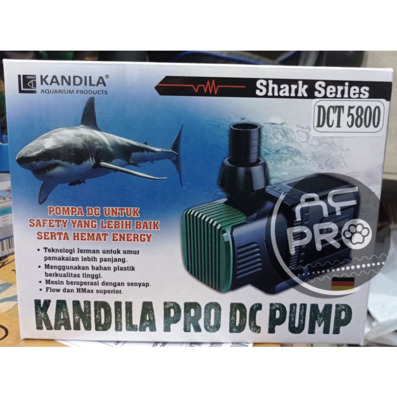 PROMO MURAH POMPA DC KOLAM KOI AQUARIUM KANDILA PRO DCT 5800