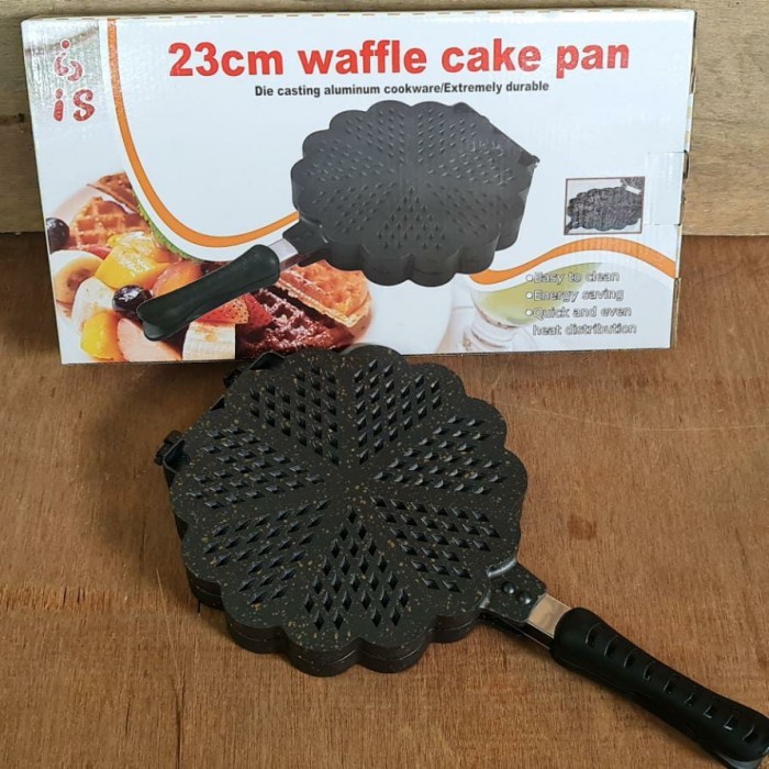WAFFLE MAKER Anti Lengket - Cetakan Kue Wafel Waffle Cake Pan Tidak Lengket 23cm 23 CM