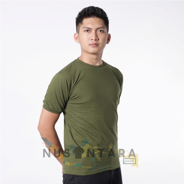 Kaos Polos Coklat Navy Hitam Putih Army Kerah Pendek Kaos Satpam Security Kaos Polisi Tni Terbaru