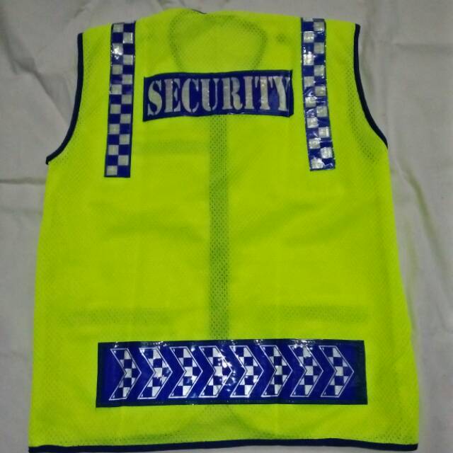 Rompi/vest security/satpam jala/jaring scotilite hijau