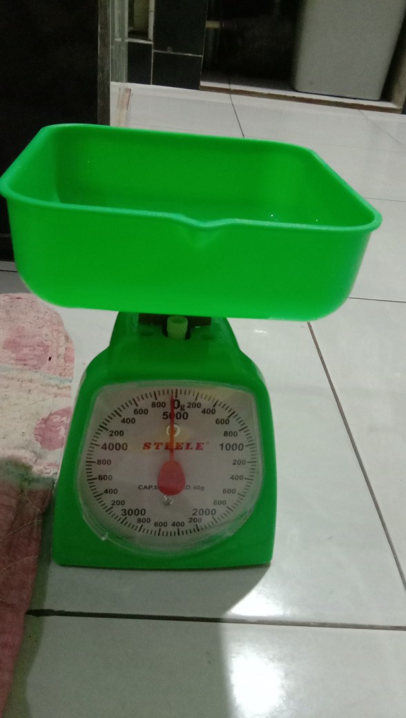 Kitchen Scale Timbangan Warna 5kg Kue Dapur High Precision Dgn Mangkok Wadah Serbaguna Original Asli