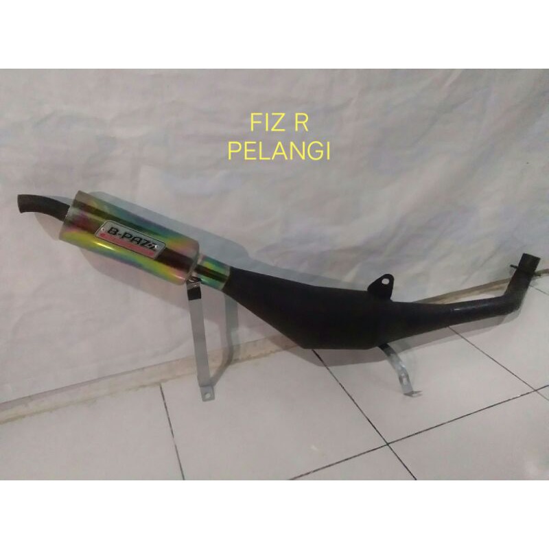 Knalpot  racing FIZ R full croom  RC100 tornado zigma alfa satria 2tak-Fiz r pelangi