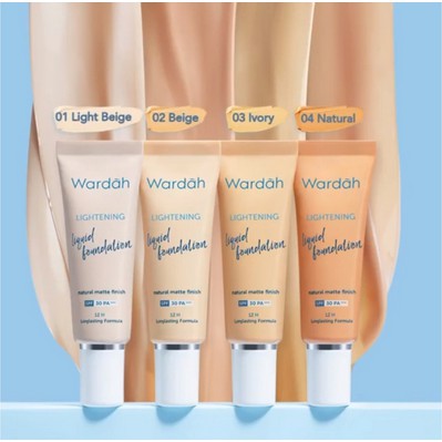 Wardah lightening Liquid Foundation 6ml / 25ml