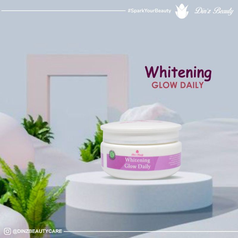 DINZ BEAUTY CREAM SIANG PEMUTIH WHITENING GLOW DAILY 12.5gr