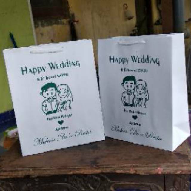 

tas kertas paperbag souvenir costume ukuran P 20x L 20xT 15