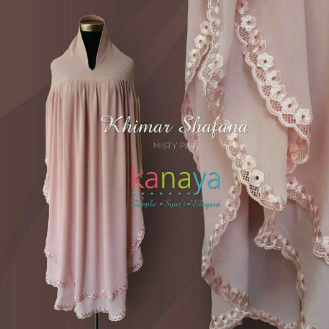 KHIMAR KANAYA - SHAFANA MISTY PINK