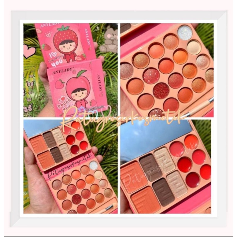 PROMO!!!EYESHADOW PALETTE I PEACH YOU/I STRAWBERRY YOU ANYLADY NO.8658U/8658FA/8658FB/8658DB/8659L/8658DA