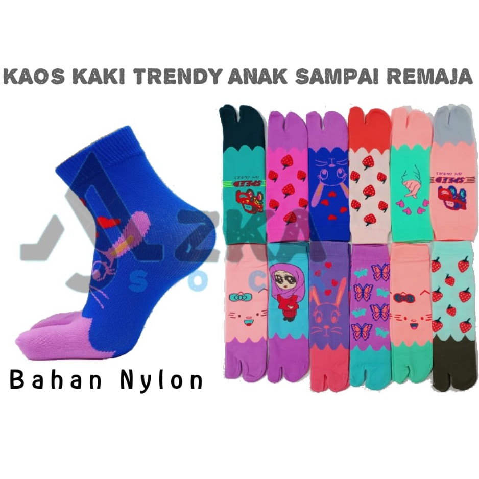 Kaos Kaki Jempol Anak sampai Remaja 26 - 39/Kaos kaki Gaul/Kaos Kaki Trendy