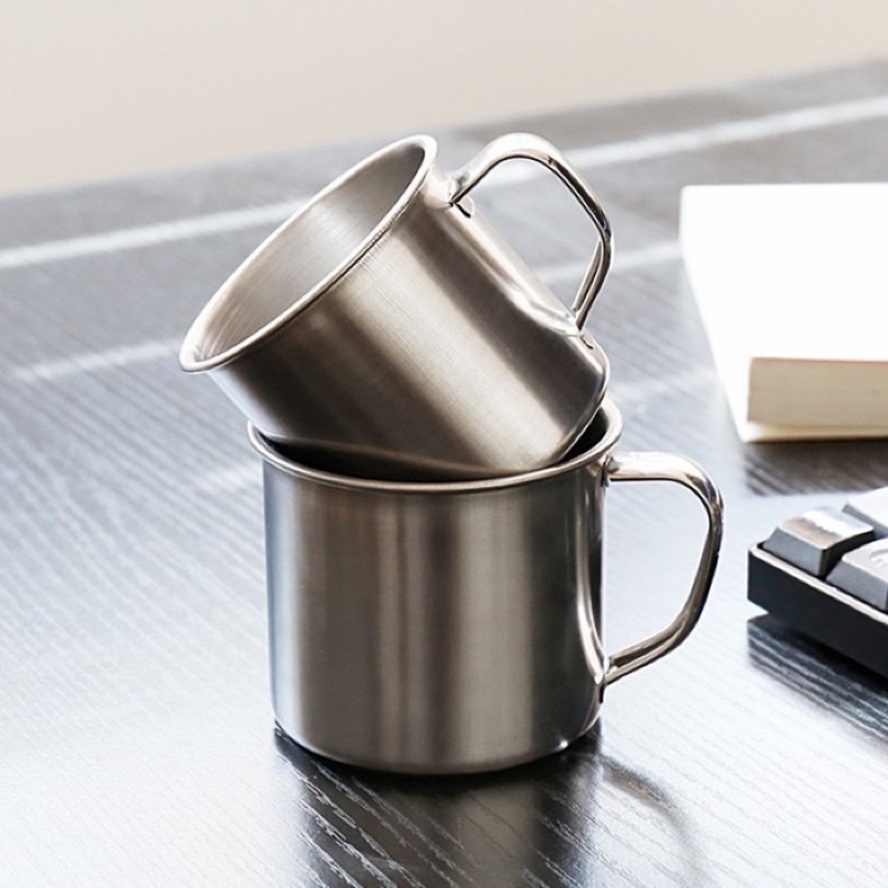 MUG MINI STAINLESS STEEL 7CM DAN 8CM - MUG CANGKIR STAINLESS - GELAS KOPI TEH SERBAGUNA