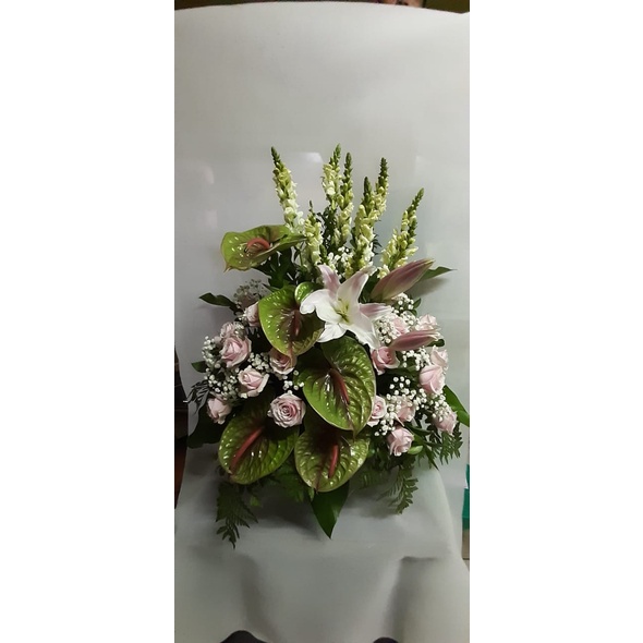 RANGKAIAN BUNGA SEGAR - BUNGA SEGAR - BUNGA ANTHURIUM - BUNGA MEJA