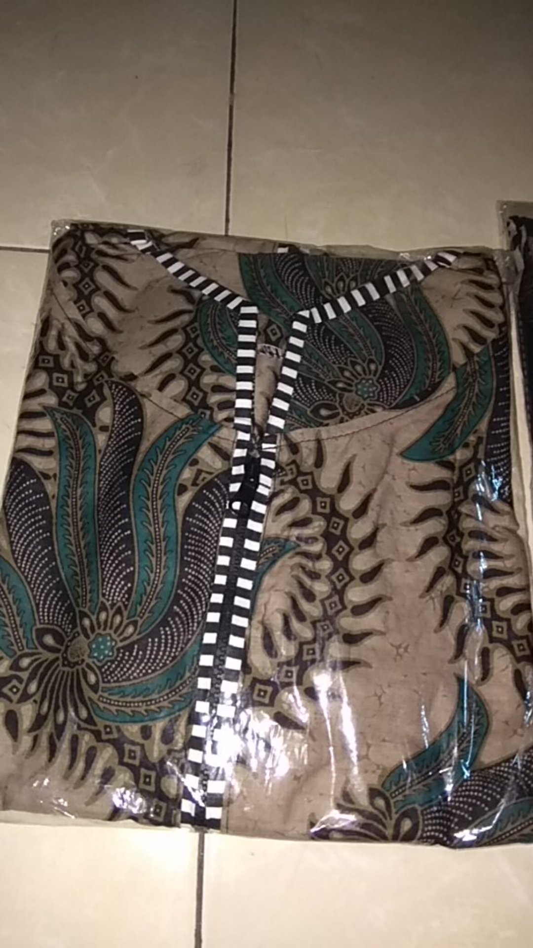 M-l-xl-xxl Batik Tunik Wanita Asj Sa Hrb026 Kenongo Pekalongan Sogan Tulis