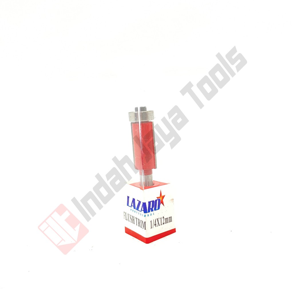 LAZARO Flush Trim Bit - Mata Router Profil Straight Bit Bearing