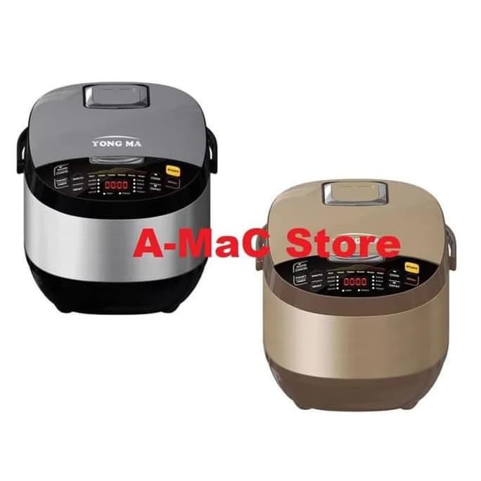 Yong Ma SMC-7047 Digital Rice Cooker SMC 7047 Stainless SMC7047 Resmi - Abu-abu