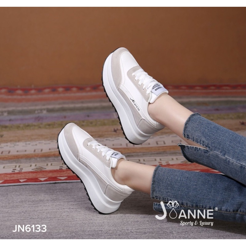 RESTOCK!! JOANNE Highsole Sporty Sneakers Shoes JN6133 [ORIGINAL BRAND]