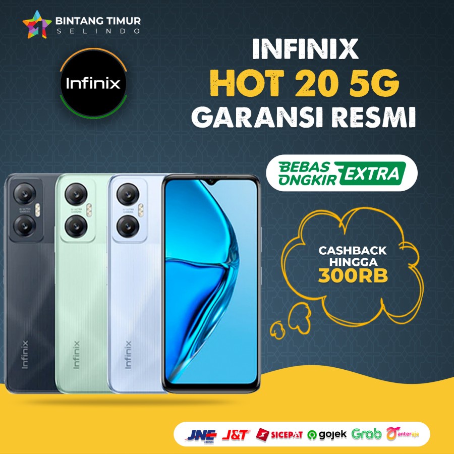 Jual Infinix Hot 20 NFC [5G] 4GB+128GB [Expansi Ram 3GB] [ 7GB+128GB ...