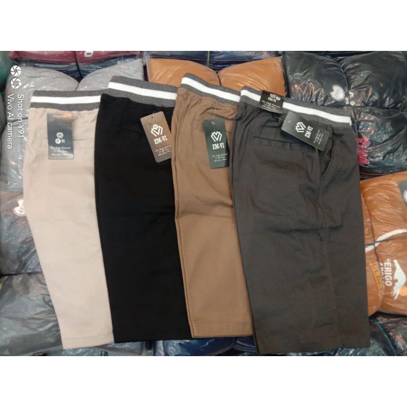 celana pendek kolor cinos/pendek kolor pria dewasa/remaja size; 28-39